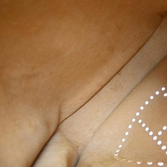 HERMES Evelyne GM Shoulder Bag Square A Courchevel Leather Brown GHW 600RF738 - Picture 10 of 13